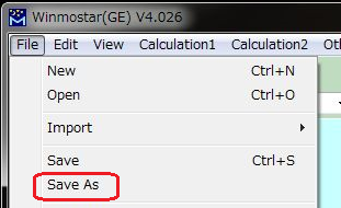 file menu